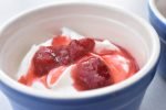 Cheesecake med makroner - ostekage i glas