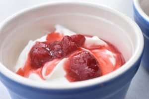 Cheesecake i glas med skyr - uden fløde 
