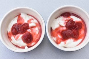 Cheesecake i glas med skyr - uden fløde 