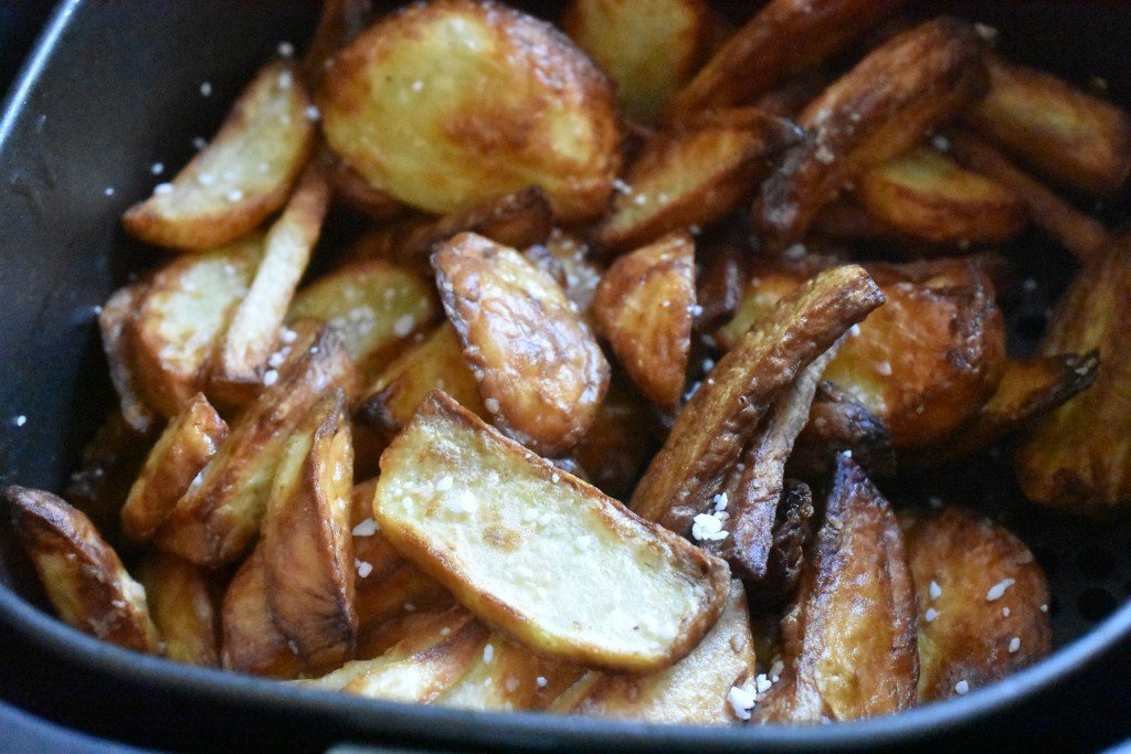 Pommes frites i Airfryer ell. Actifry - opskrift