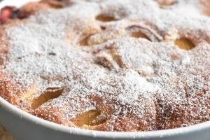 Blommekage med kokos - nem blommetærte