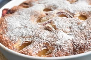 Blommekage med kokos - nem blommetærte