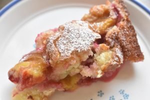 Blommekage med kokos - nem blommetærte