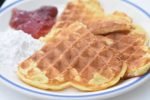 Vafler med ris a la mande - klatkage vafler