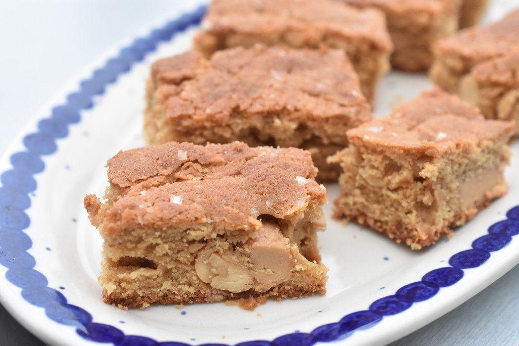 Peanutbutter brownie - kage med peanuts