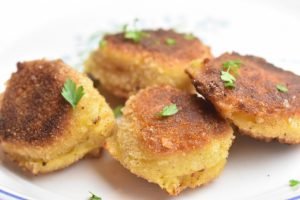 Mozzarella kartofler - kartoffelfrikadeller