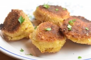 Mozzarella kartofler - kartoffelfrikadeller