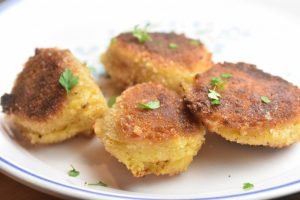 Mozzarella kartofler - kartoffelfrikadeller