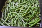 Bønnefritter med sesam - grønne bønner i ovn