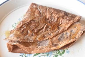 Chokolade pandekager med kakaomælk