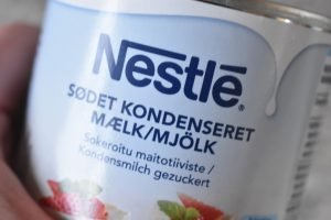 Mandelkage med karamel - nem lækker kage