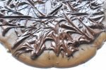Karameltærte med chokolade og valnødder