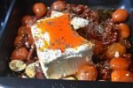 Pasta med bagt feta og tomat - tiktok pasta
