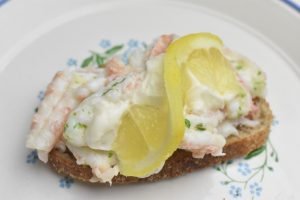 Jomfruhummerhaler i ovn med hvidløgssmør 