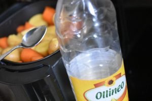 Gulerødder og kartofler i airfryer ell. actifry