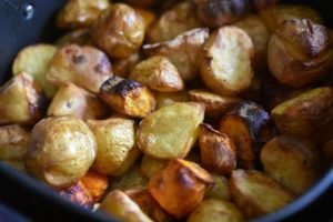 Gulerødder og kartofler i airfryer ell. actifry