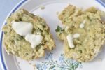 Scones med squash og ost - grønne scones