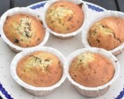 Muffins med chokoladestykker - nem opskrift