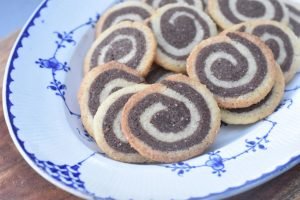 Spiral småkager - opskrift på rouladesmåkager
