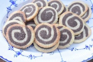 Spiral småkager - opskrift på rouladesmåkager