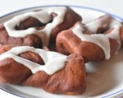 Norske klejner - gærklejner med citronglasur