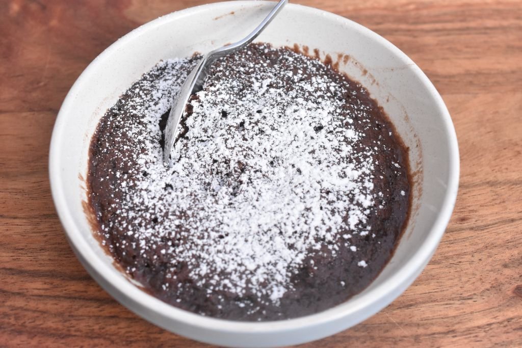 Brownie i kop - nem chokoladekage på 1 minut