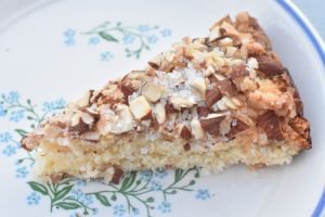 Citronkage med mandler - nem kage opskrift 