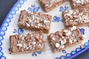 Havretern med nougat - lækre havregrynssnitter 