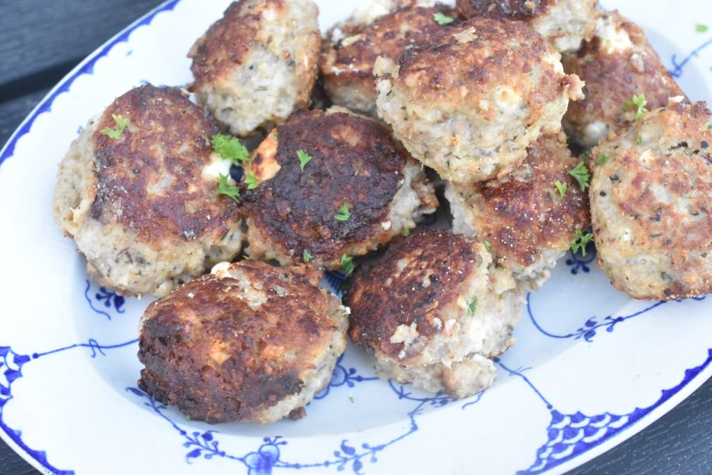 Græske frikadeller med feta - nem opskrift