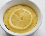 Kage i kop med citron - citronkage i mikroovn