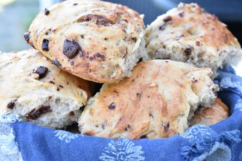 Chokoladebrud med banan - luftige bananbrud