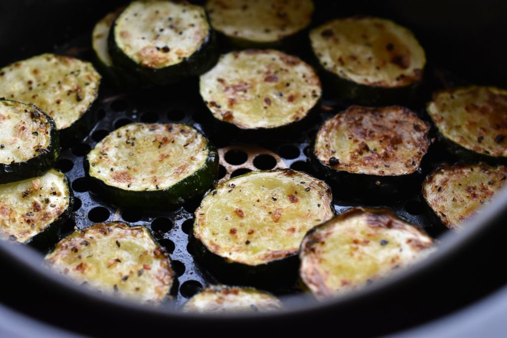 Stegt squash i airfryer ell. pande - nem opskrift
