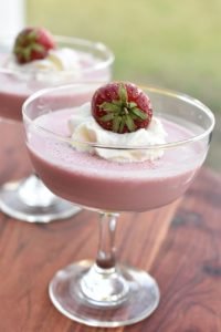 Jordbær panna cotta - nem fløde dessert