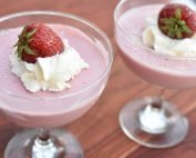 Jordbær panna cotta - nem fløde dessert