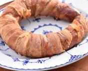 Medister med bacon i ovn ell. airfryer