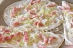 Tortilla flammkuchen - nem lækker pizza