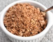 Crumble crunch til kager & desserter - opskrift