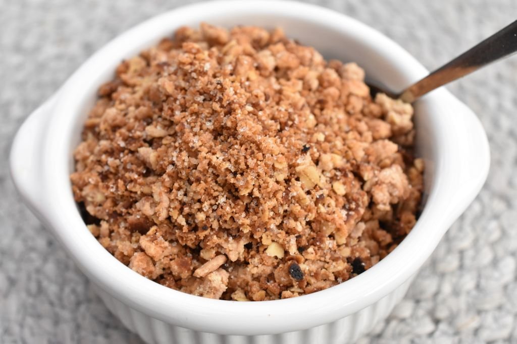 Crumble crunch til kager & desserter - opskrift
