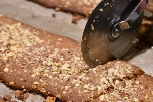 Nemme jule småkager - karamelsnitter til jul
