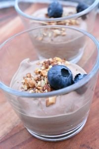 Nutella cheesecake i glas - nem opskrift