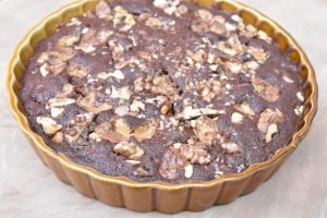 Dumle kage opskrift - brownie med karamel 