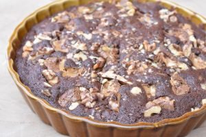 Dumle kage opskrift - brownie med karamel 