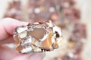 Rocky road med Dumle - nem konfekt opskrift