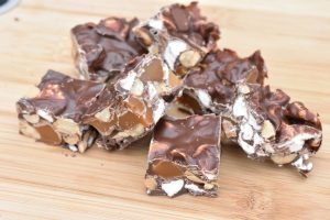 Rocky road med Dumle - nem konfekt opskrift