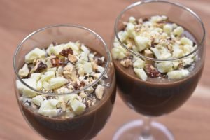 Chokolade panna cotta - nem dessert til nytår