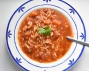 Bacon suppe - nem minestrone suppe opskrift
