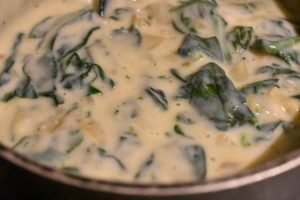Vegetar lasagne med spinat - spinatlasagne