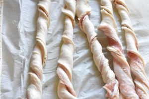 Butterdejsstænger - snoede bacon twistere