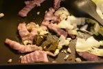 Pastaret i ovn med kylling, bacon & fløde