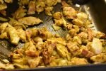 Pastaret i ovn med kylling, bacon & fløde